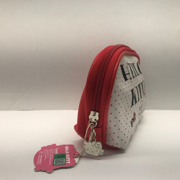 🍀 Hello Kitty 🍀 Cosmetic Makeup Travel Toiletry Bag Case NEW 🍀 - Picture 2 of 6